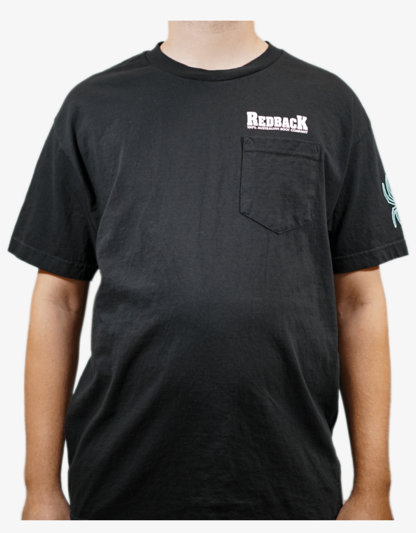 Redback Pocket Tee - T-shirt, transparent png