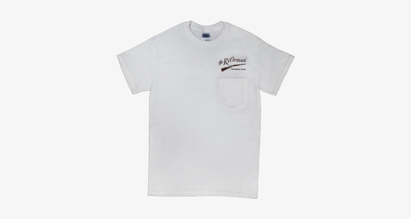 White Short Sleeve T Shirt W/ Pocket - White Tee, transparent png