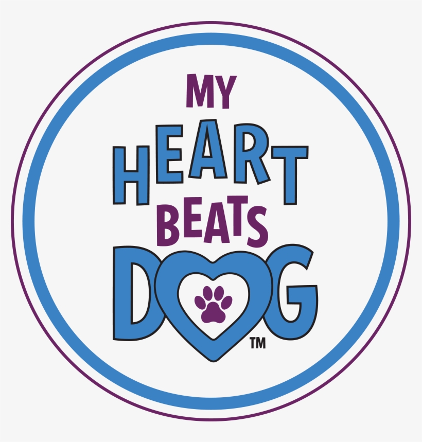 My Heart Beats Dog Magnet For Dog Lovers - Logo, transparent png