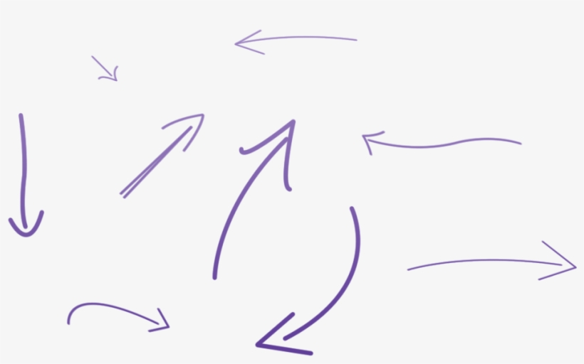 Setas - Handwriting, transparent png