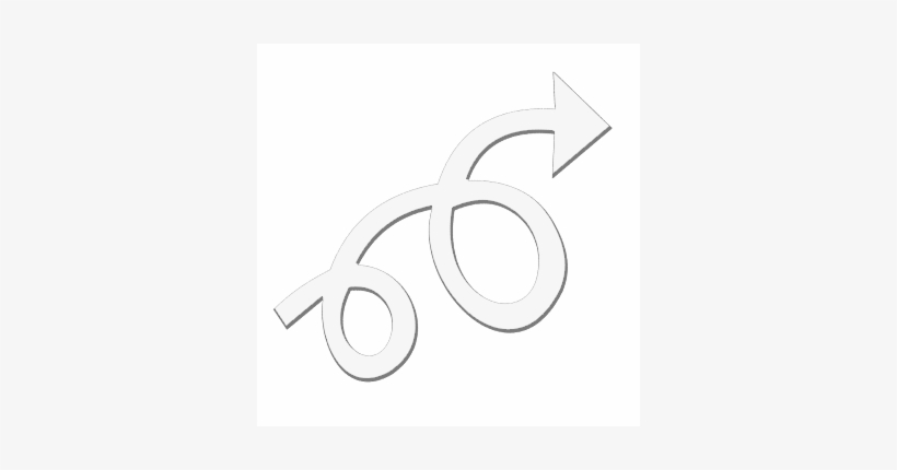 Seta Em Onda Png, transparent png