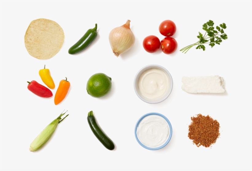 Sweet Pepper & Summer Squash Fajitas With Spiced Elote - Bell Pepper, transparent png