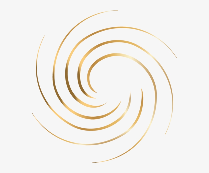 Gold Swirl Png Download - Circle, transparent png