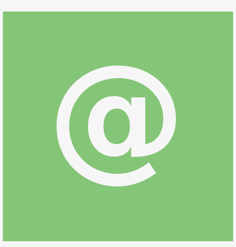 Email Icon Square Flat, transparent png