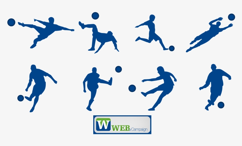 Football Players Hitting Football Free Psd Mockup - Soccer Player Ornament (round), transparent png