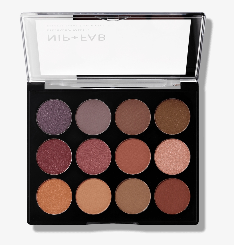 Eyeshadow Palette Fired Up - Nip And Fab Eyeshadow Palette Sculpted, transparent png