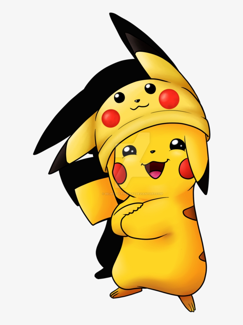 Banner Freeuse Library Pikachu Ketchum Pok Mon - Cute Pikachu With Hat, transparent png