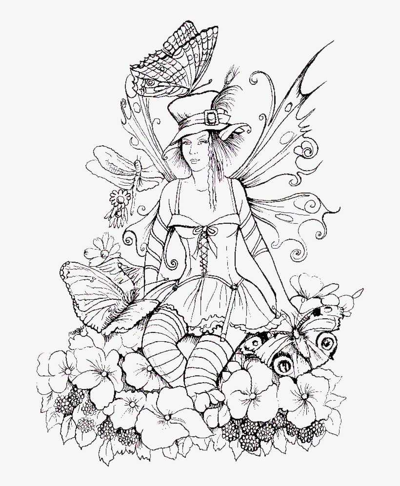 Download Now - Digi Stamps Christmas Fairy, transparent png