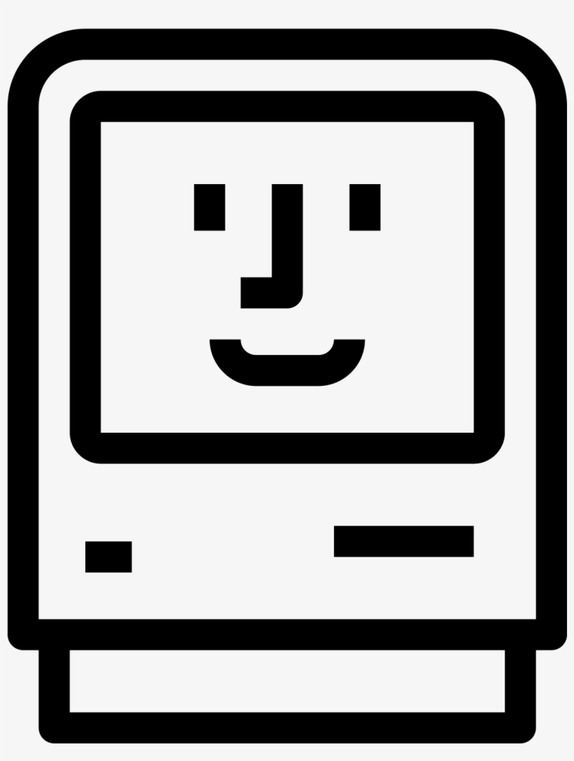 Happy Mac Icon - Old Mac Computer Icon - 1600x1600 PNG Download - PNGkit