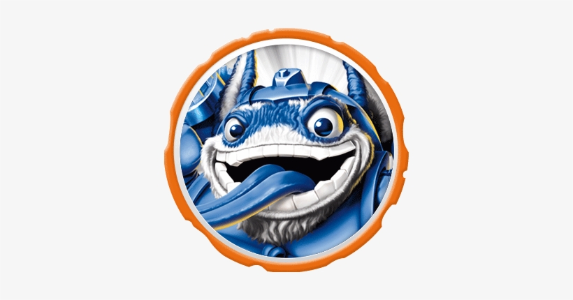 Power Blue Trigger Happy Icon - Activision Skylanders Superchargers Skylander - Duble, transparent png