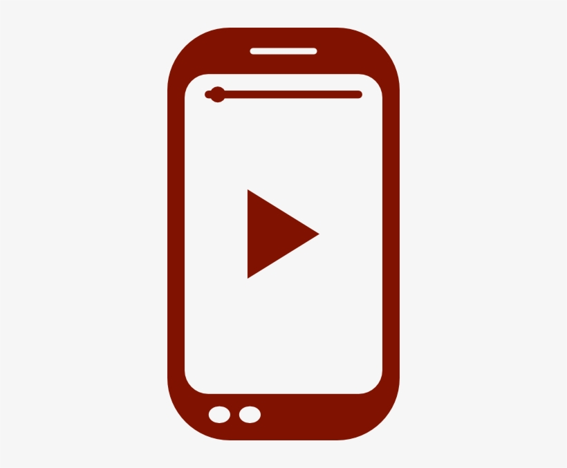 Smartphone Playing Video Clip Art - Online Video Clip Art, transparent png