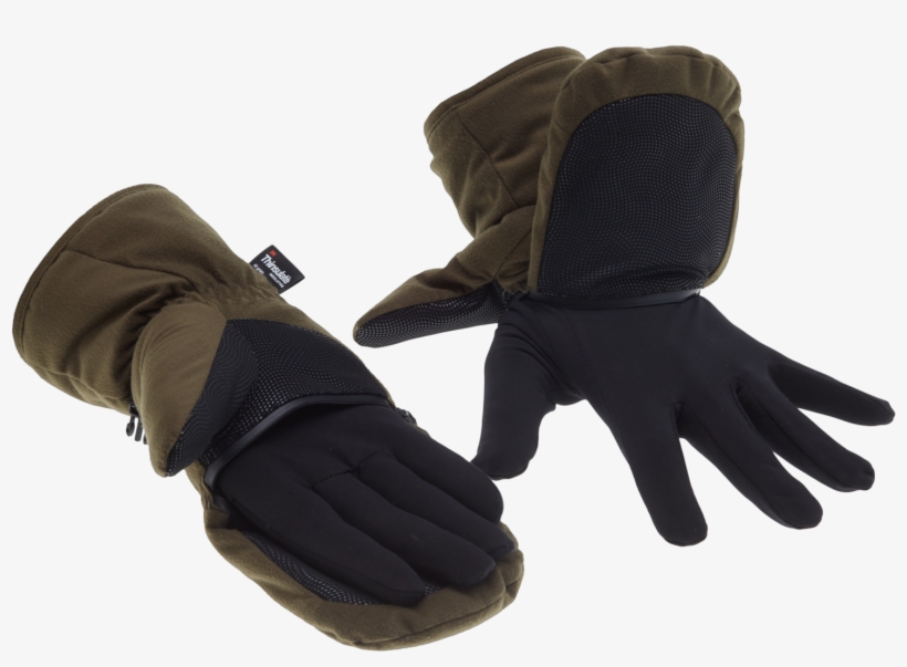 Mittens With Zip-fastener And Inner Gloves - Browning Xpo Pro Mitten/gloves, transparent png