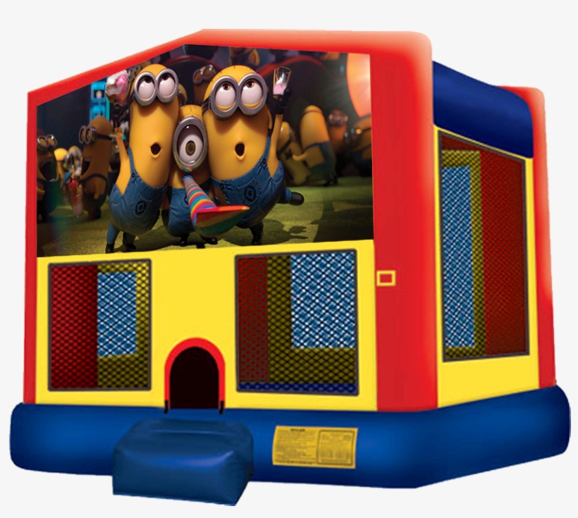 Minions Bouncer - Pj Mask Bounce House, transparent png
