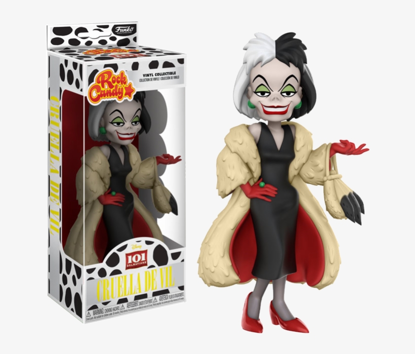 Funko Rock Candy Disney 101 Dalmations Cuella De Vil - Cruella Deville Rock Candy, transparent png