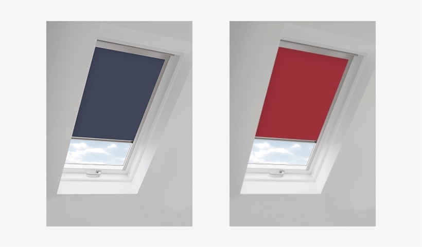 Colourful Skylight Blinds - Rollomeister Verdunkelungsrollo Roofy Für Velux Dachfenster, transparent png