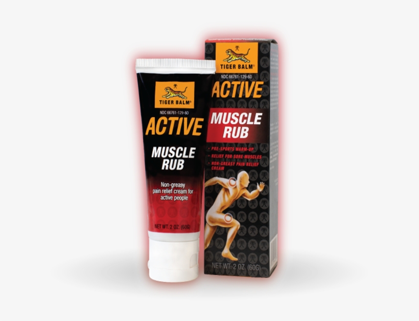 New Rub - Icon - Tiger Balm Muscle Rub, transparent png