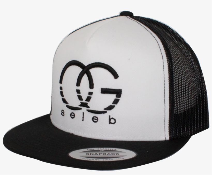 Og Seleb Trucker Hat White/black - Urban Classics 6006w Classic Trucker, transparent png