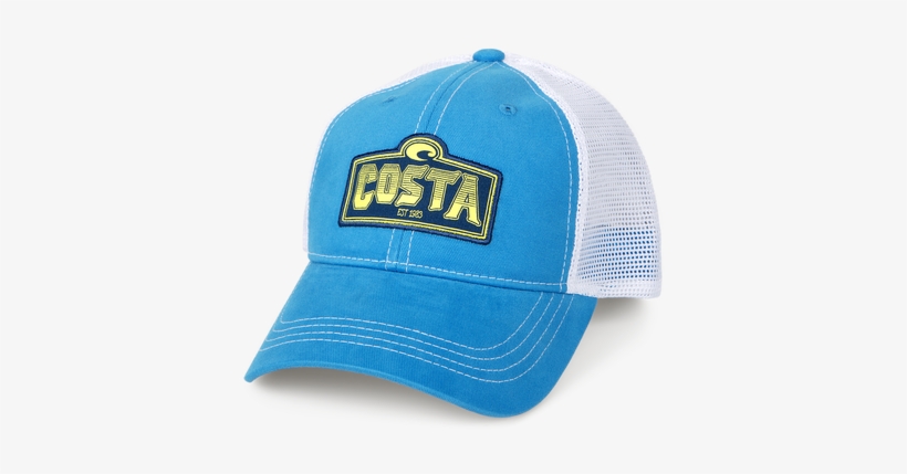 Ha46 Costa Blue Angle1 - Costa Shield Trucker Hat Blue Ha46b, transparent png