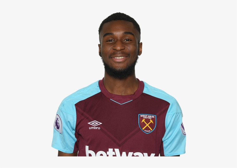 Moses Makasi - West Ham United Towel Claret/blue 150cm X 75cm, transparent png