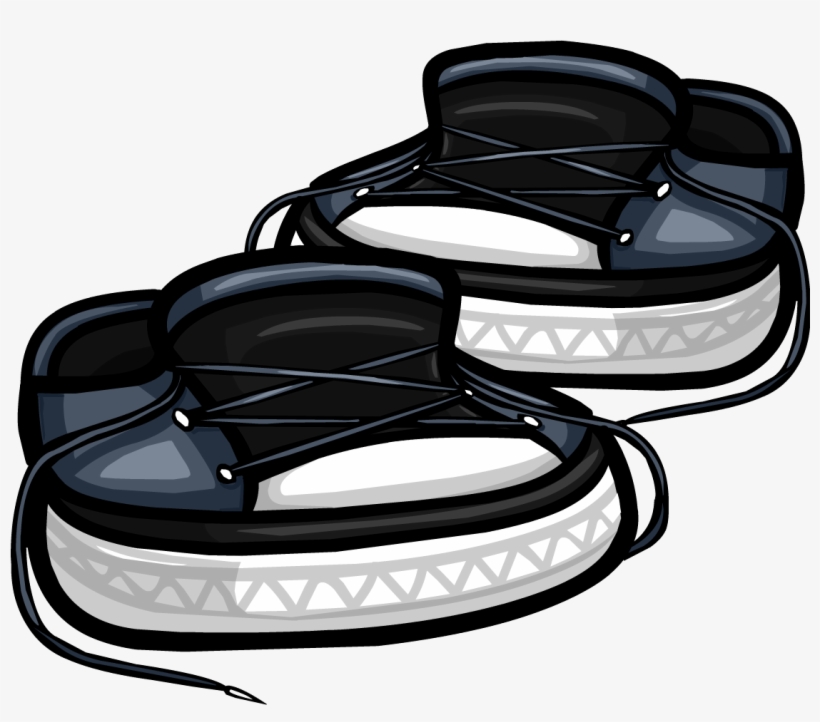 Slate Untied Sneakers Icon - Club Penguin Sneakers, transparent png