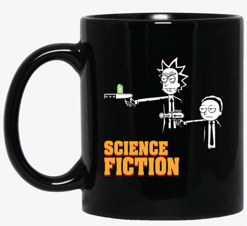 Science Fiction Rick And Morty Pulp Fiction Mugs - Rick And Morty Science Fiction, transparent png