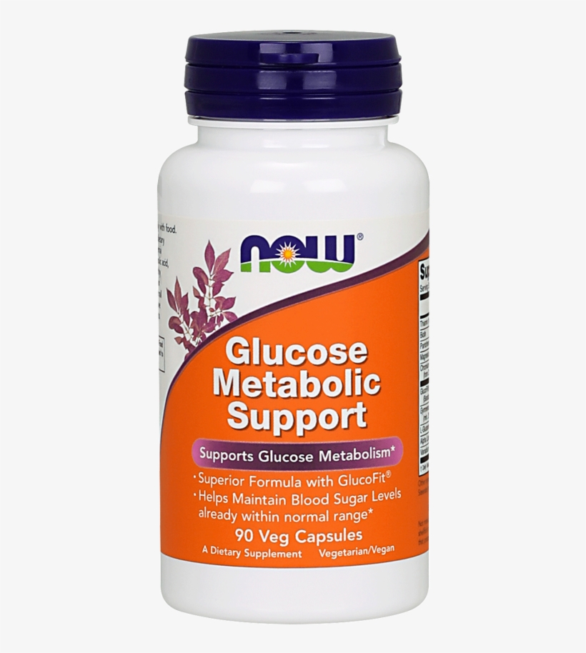 Glucose Metabolic Support Veg Capsules - Now D-mannose - 500mg, transparent png