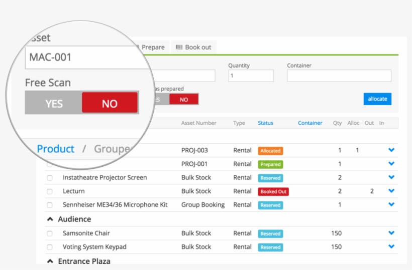 Want To Add An Asset That's Not On The List Toggle - Warehouse, transparent png