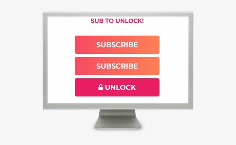 A Service Dedicated To Helping Creators Reach Their - Sub 2 Unlock, transparent png
