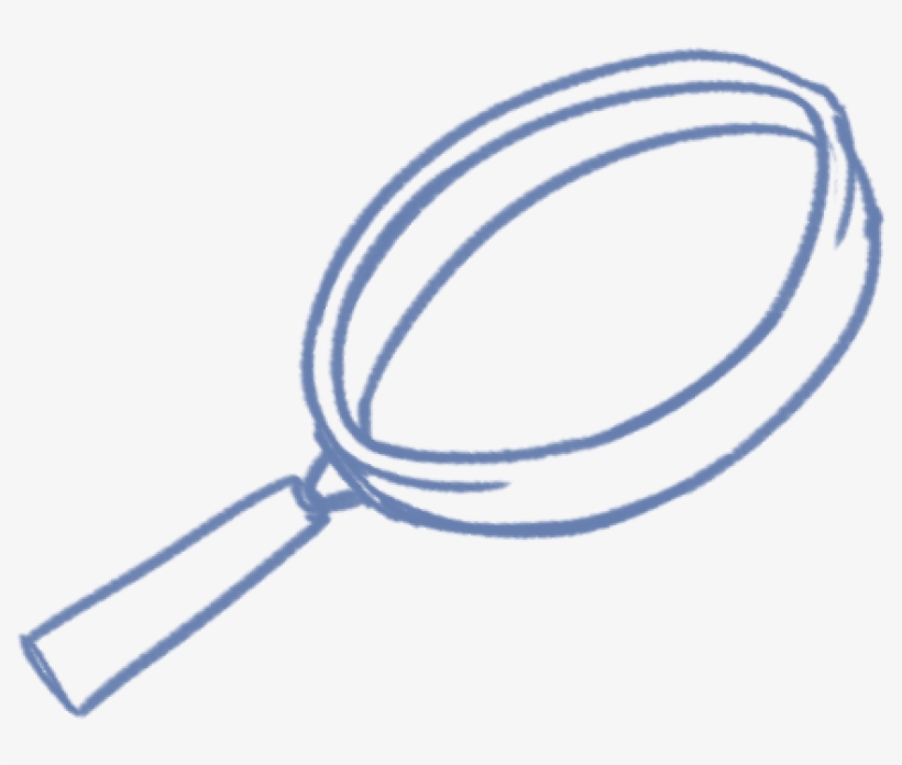 Magnifying Glass Sketch - Hook 42, transparent png