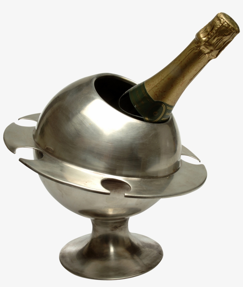 Rare 'saturn Ring' Champagne Ice Bucket Found At Www - Ice, transparent png
