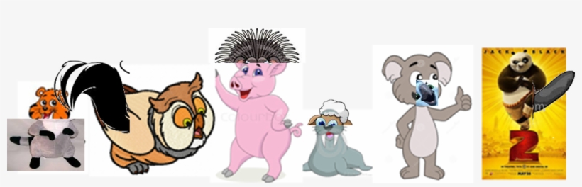 Round 2 Of Wuzzles Cousins Disney Version - Kung Fu Panda 2 Poster, transparent png
