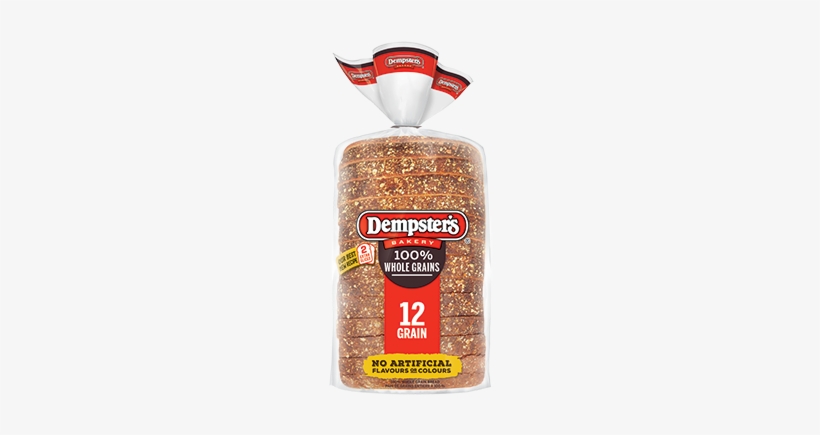 Dempster's® 100% Whole Grains 12 Grain Bread - Dempster's 12 Grain Bread, transparent png