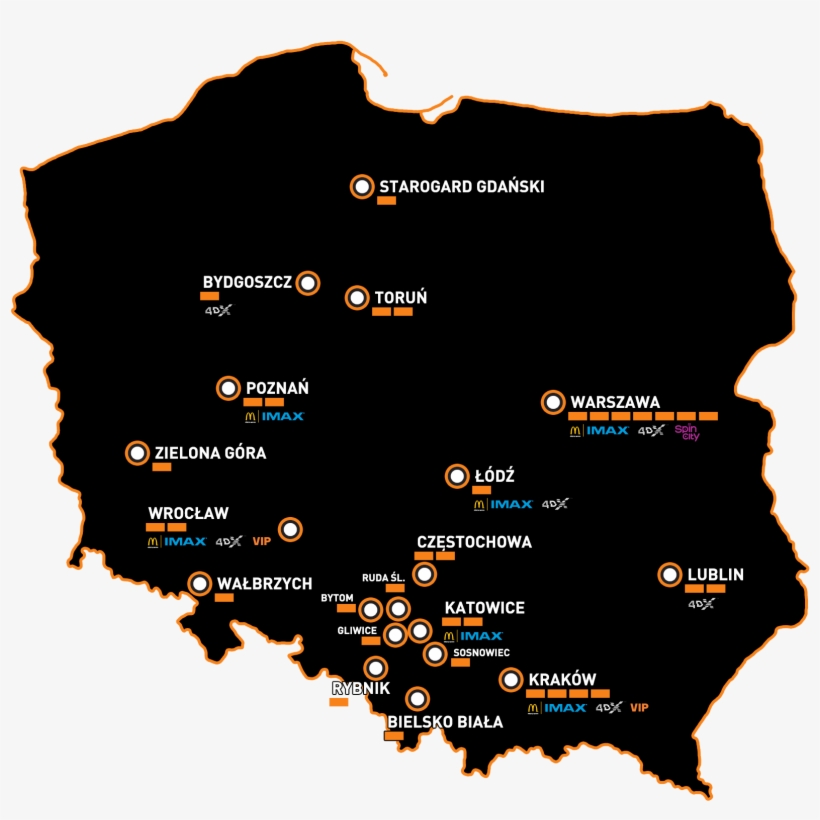 In Poland, Cinema City Operates 34 Cinems Located In - London Boroughs Vector Map, transparent png