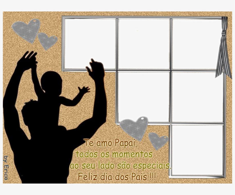 Moldura Fotos Para O Dia Dos Pais - Father, transparent png