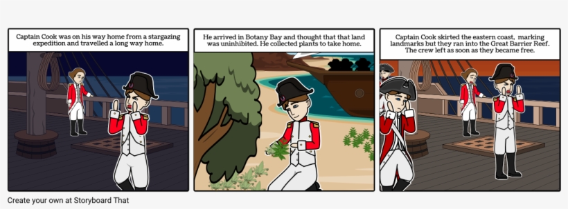 Australia's Discovery - Cartoon, transparent png