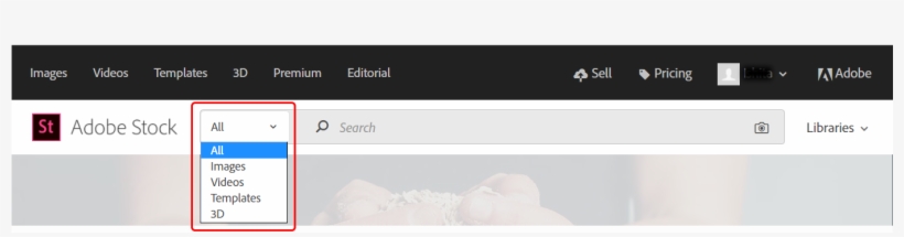 Using Adobe Stock Website Refine Search3 - Adobe Inc., transparent png