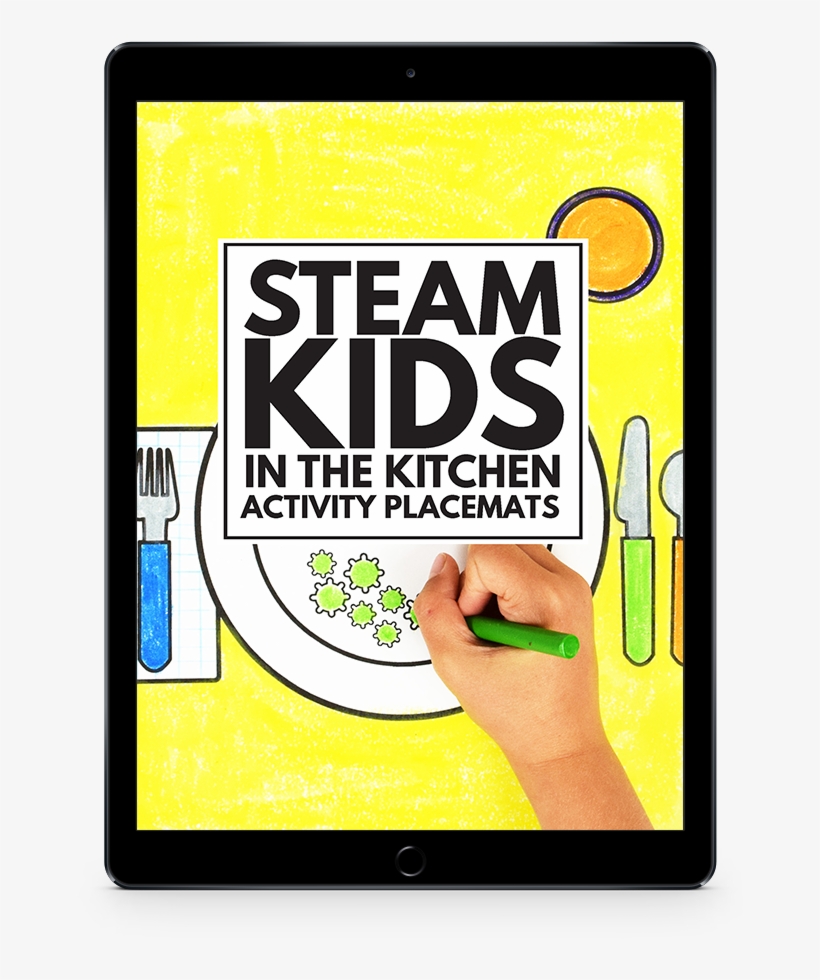 Steam Kids In The Kitchen Activity Placemats Ipad Transparent - Steam Kids In The Kitchen, transparent png