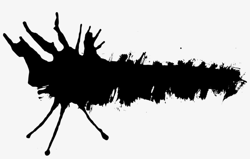 9 Grunge Banner Brush Stroke Splatter - Brush Splat Png, transparent png