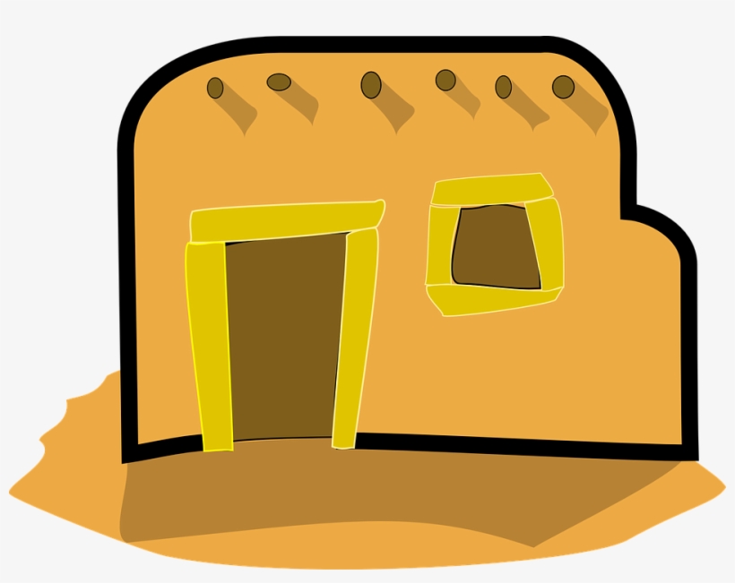 Adobe Clipart Dog Clipart - Old Mud House Clipart, transparent png