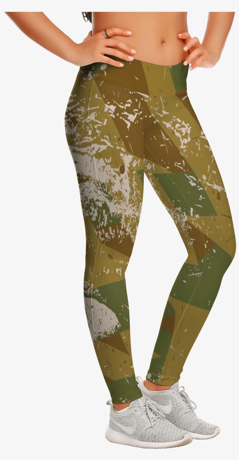 Patrick Camo Splatter - Leggings, transparent png