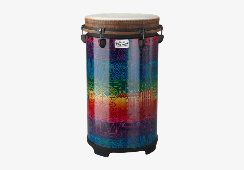 Valencia 100-series Tubano® Drum - Remo 100 Series Tunable Tubano 27 X 14 In. Rainbow, transparent png