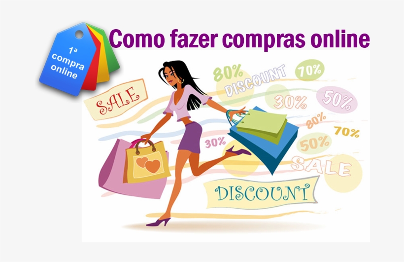 Você Vê Tantas Ofertas Ótimas Nos Sites De Vendas E - Shopping Girl, transparent png