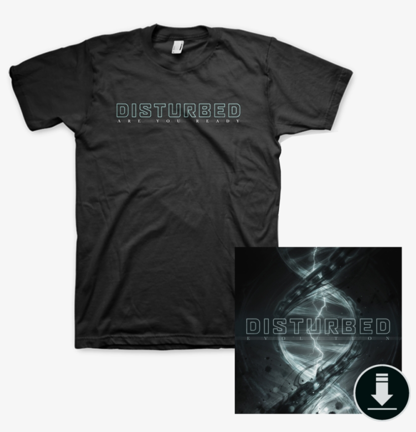 Disturbed Evolution T Shirt, transparent png