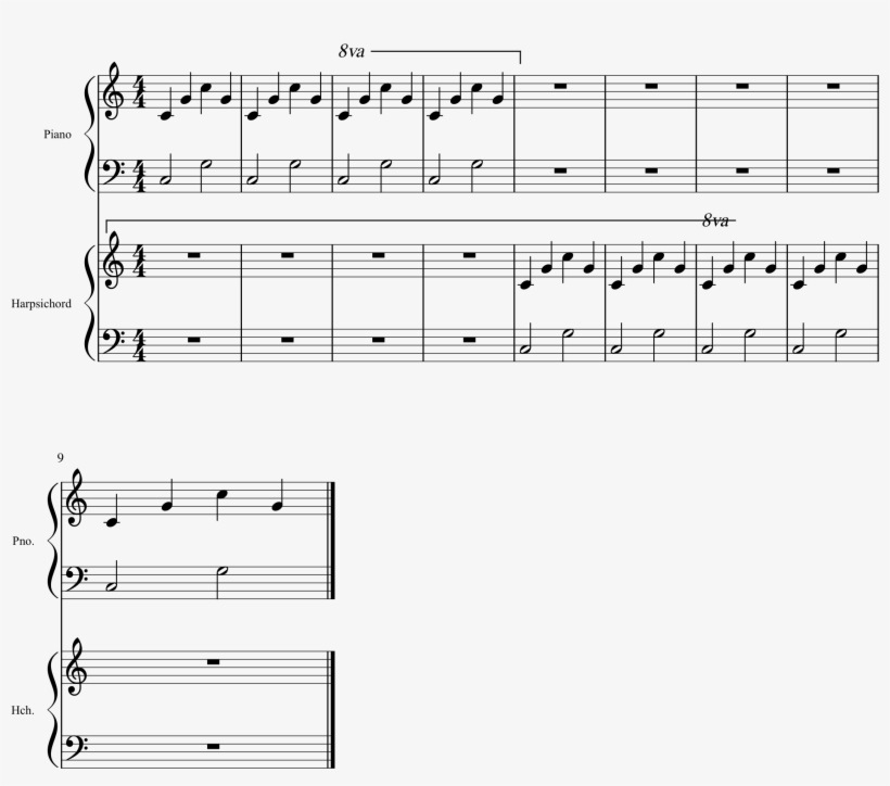 Ottava Appear Incorrect - Music, transparent png