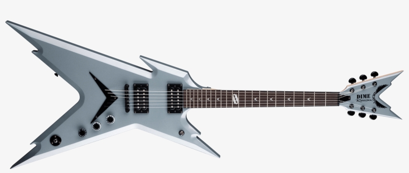 Dean Guitars Image - Dean Razorback Dimebag Electric Guitar, Gun Metal Grey, transparent png