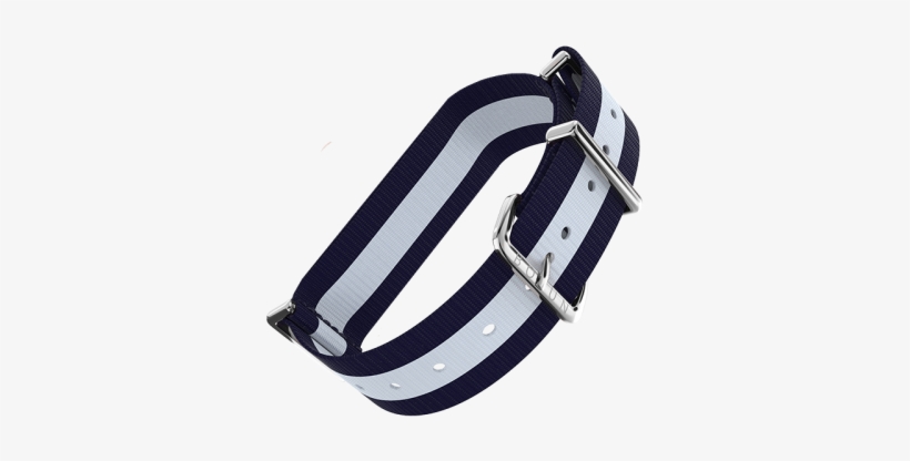 Canvas Nato Blue & White Bosun Watch Strap - Watch Strap, transparent png