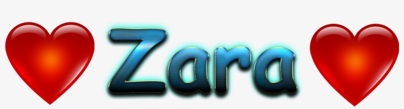 Zara Love Name Heart Design Png - Disha Name In Heart, transparent png