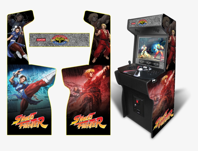Street Fighter Chun Li Vs Ken - Arcade Street Fighter Vinyl, transparent png