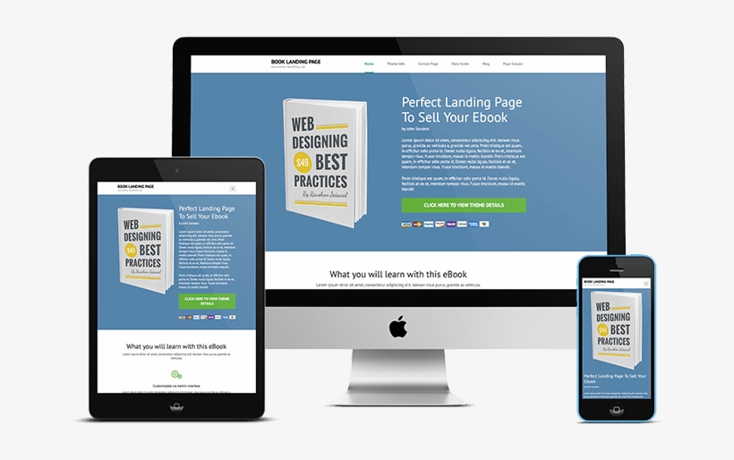 Book Landing Page - Wordpress For Personal Journal, transparent png