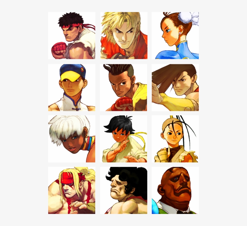 #ryu#ken Masters#chun Fighter#shouts Out To The Best - Cartoon, transparent png